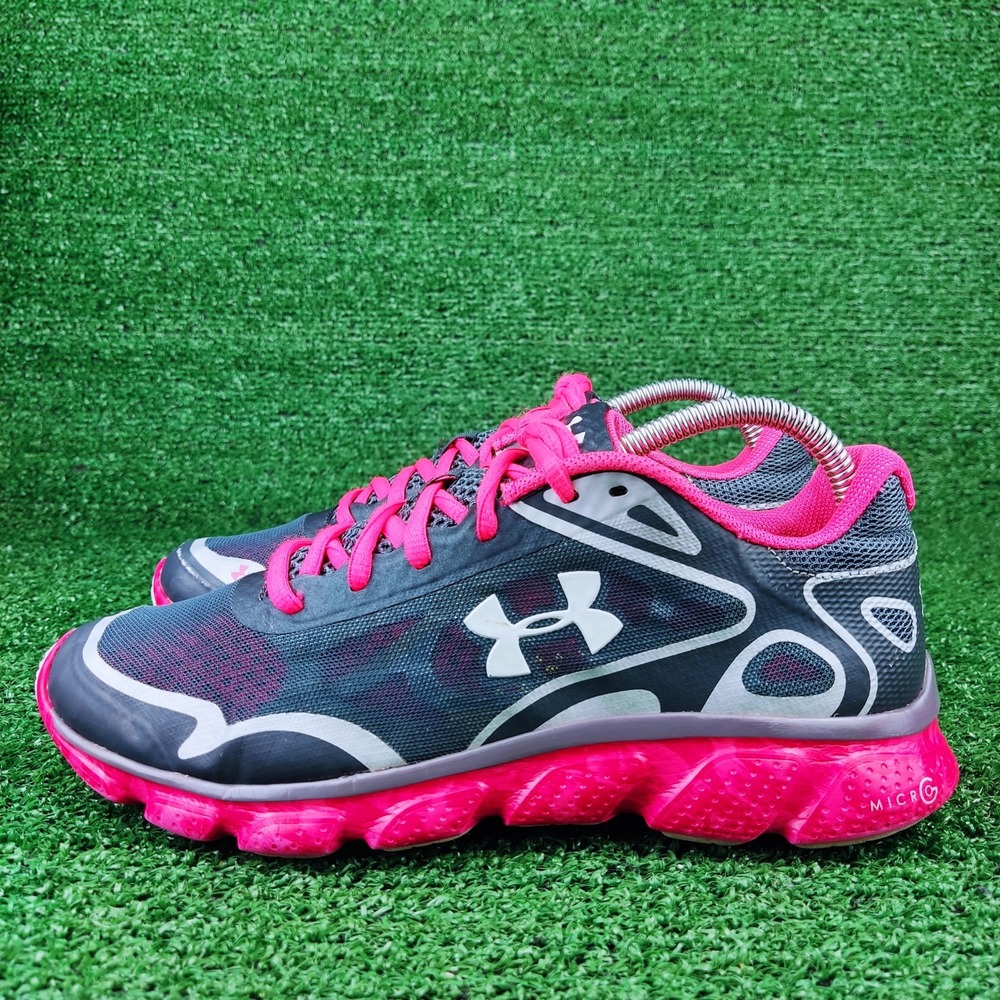 Under Armour Running Shoes Womens 8.5 Pink Micro G 1241979-029 Mesh Athletic - Picture 3 of 8
